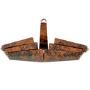 桃花心木黑曜石 - 方尖碑