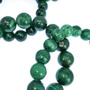 孔雀石 - 珠子手链