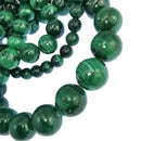 孔雀石 - 珠子手链