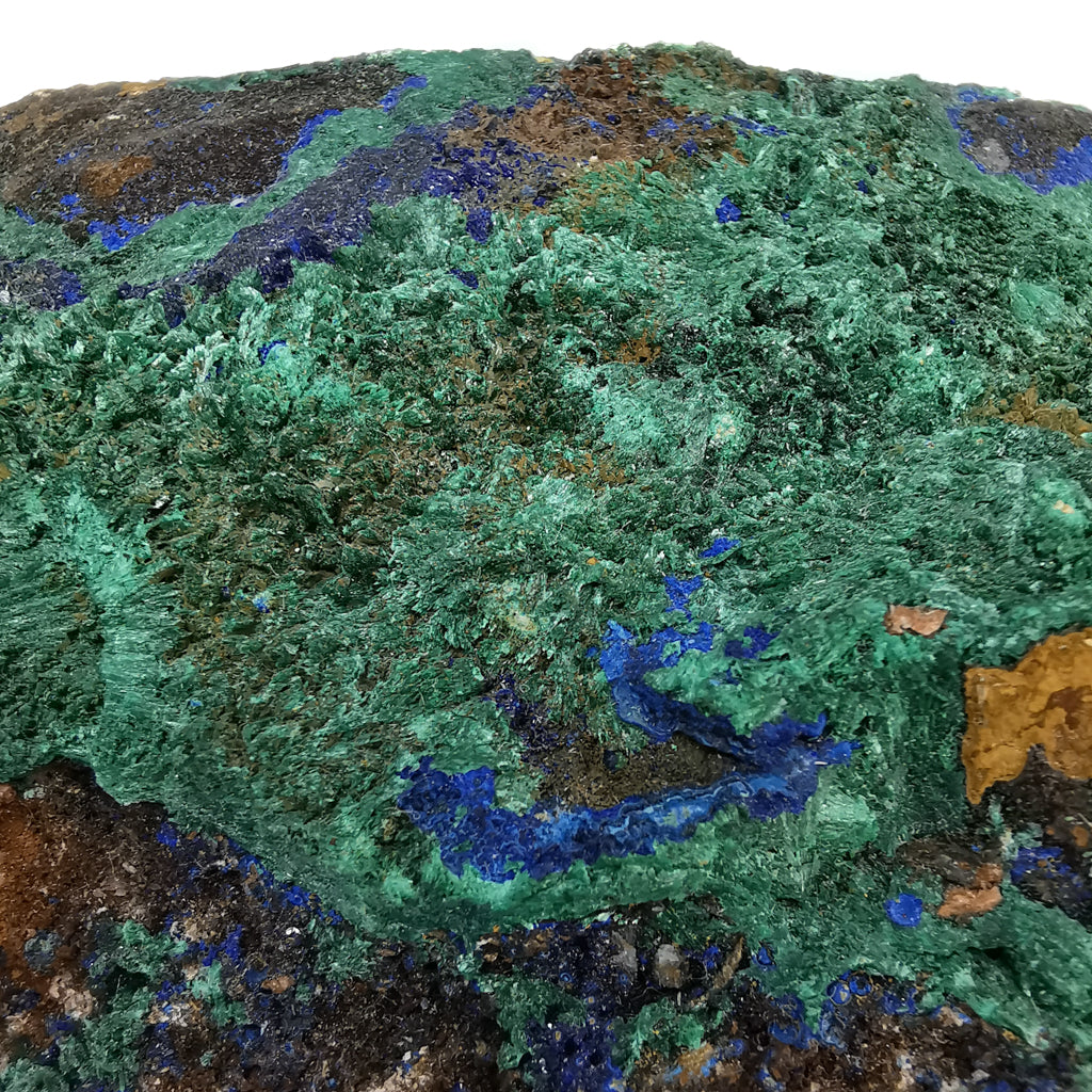 Malachite specimen from Morocco – surface, close view