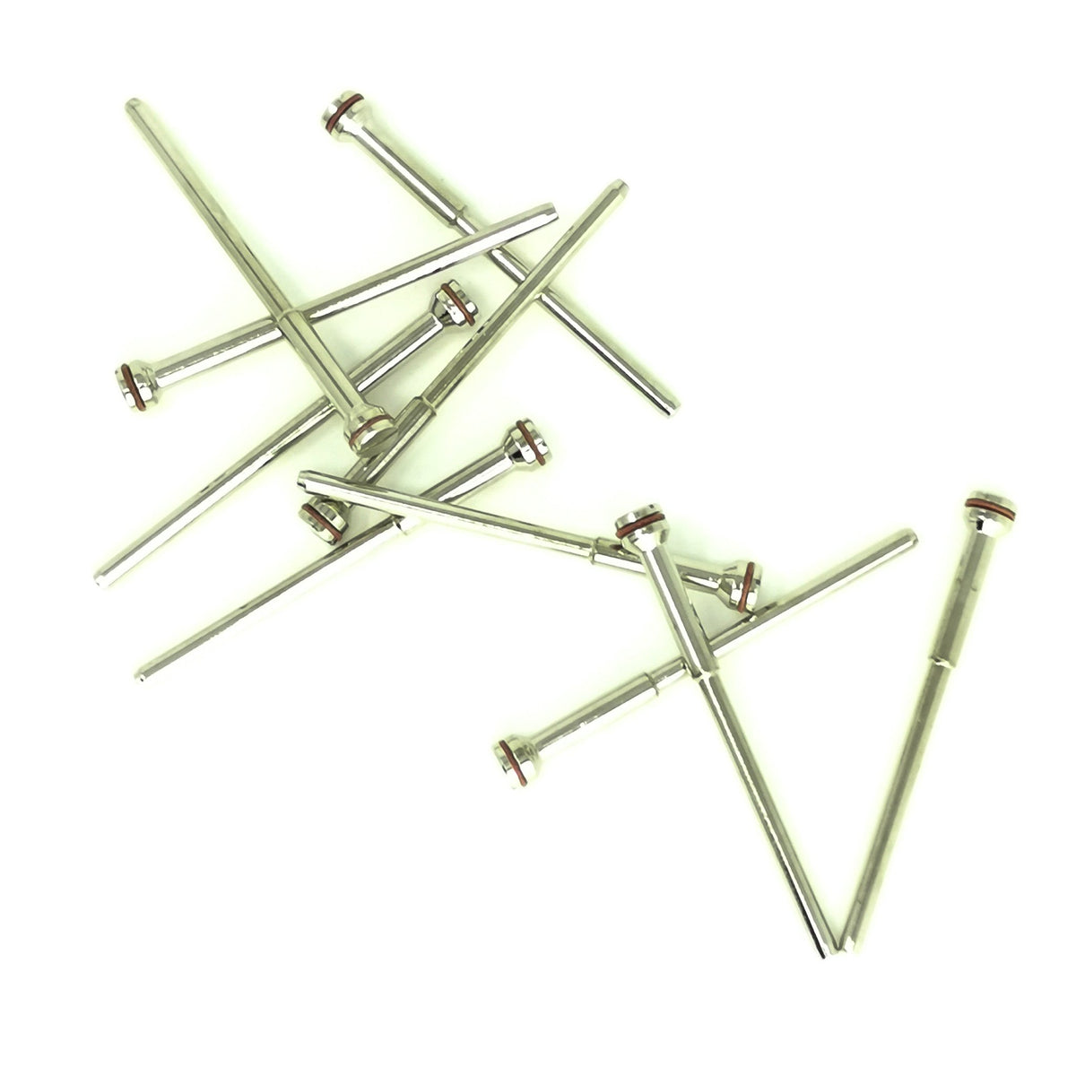 Low Profile Screw Head mandrel 5pcs, made of steel.