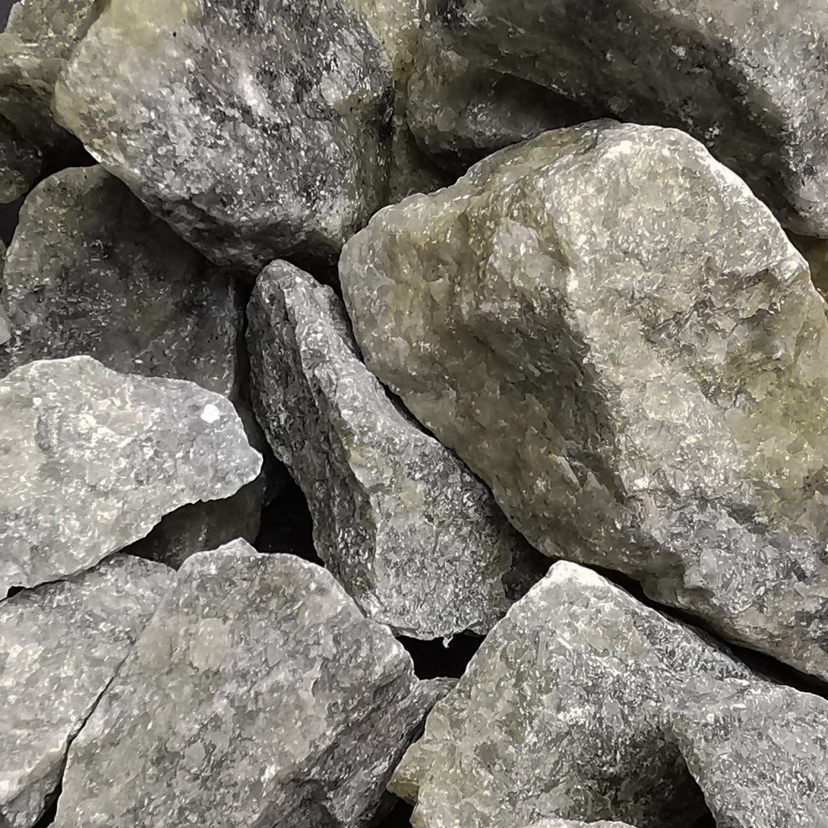 Marble rough: pile of rough pieces