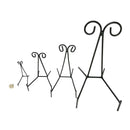 卷曲黑色金属支架 - 展示