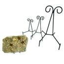 卷曲黑色金属支架 - 展示