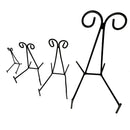 卷曲黑色金属支架 - 展示