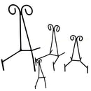 卷曲黑色金属支架 - 展示