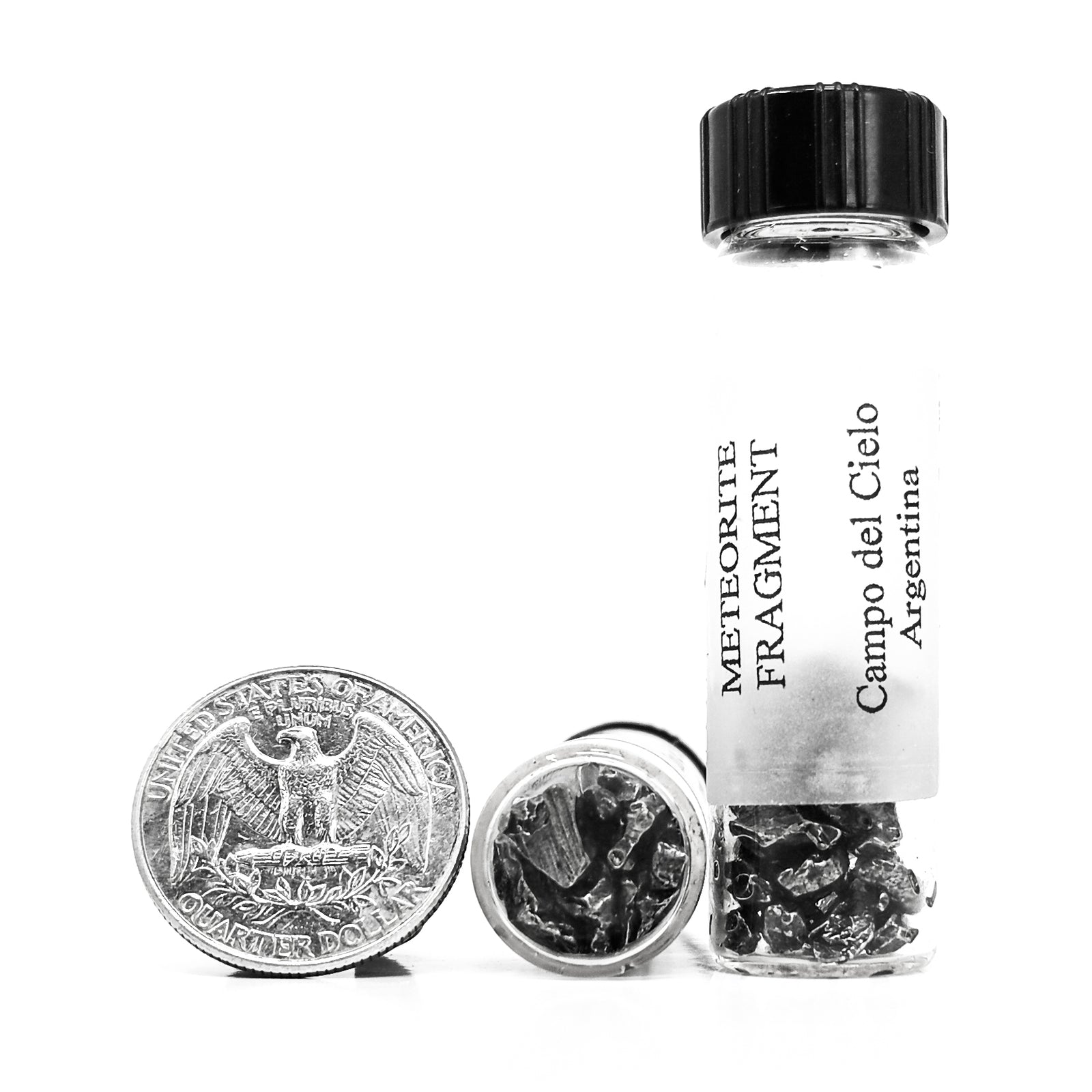 Meteorite Fragments - In Vial - Mineral