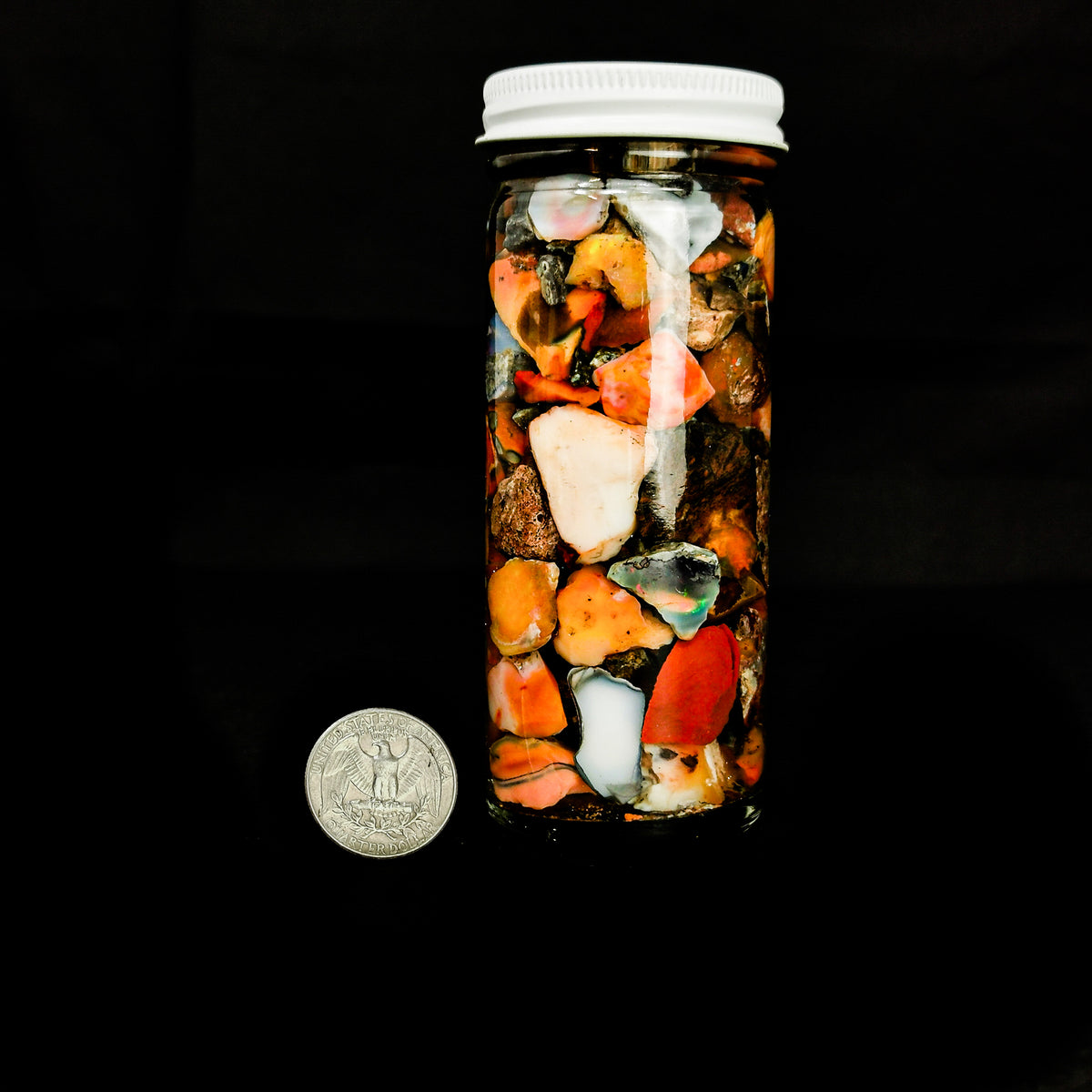 Mexican Fire Opal Jars - Raw