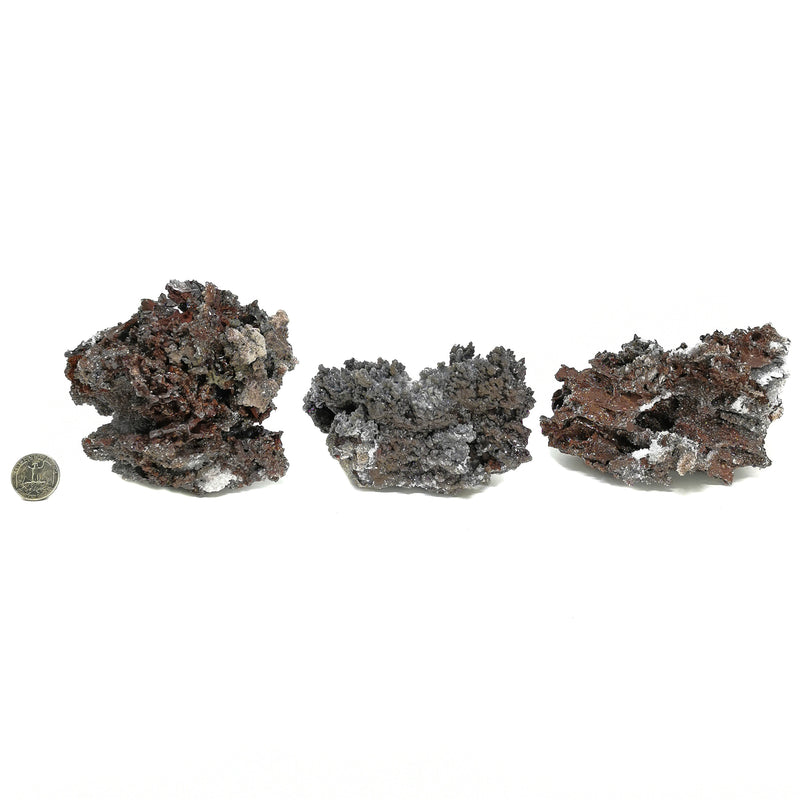 Calcite w Cinnabar - Mineral