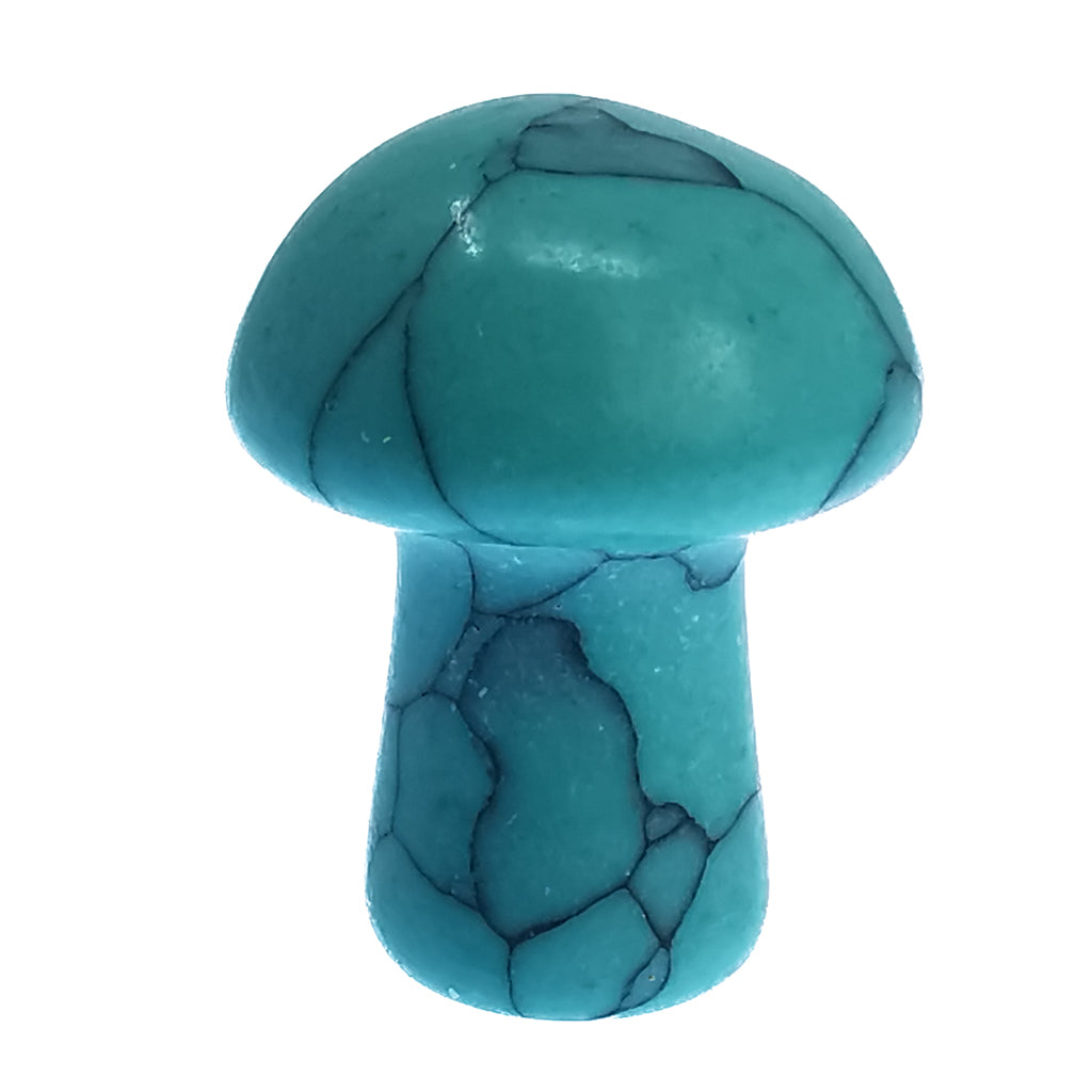 Mini mushroom carving – blue stone mushroom
