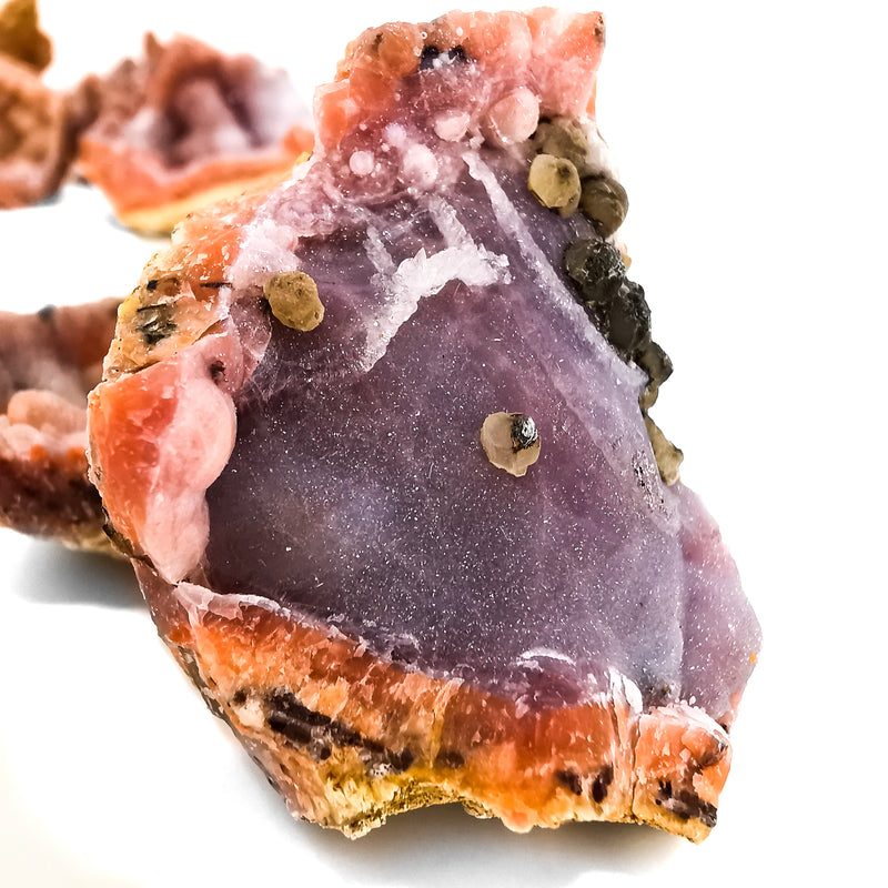 粉紅紫水晶塊 - 礦物