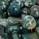 Moss Agate Mushroom - Carving