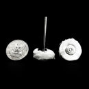 White Muslin Wheels - Polishing Bob - 5pcs