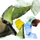 150 年历史的海滩玻璃 - 粗糙