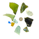 150 年历史的海滩玻璃 - 粗糙