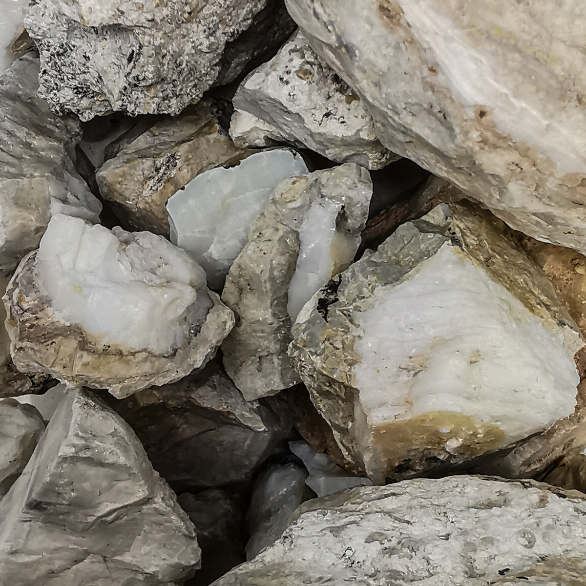 Opal Potch rough, hydrated silica, from Australia.