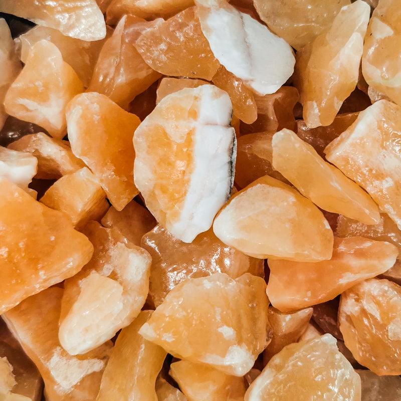 Orange Calcite - Mineral