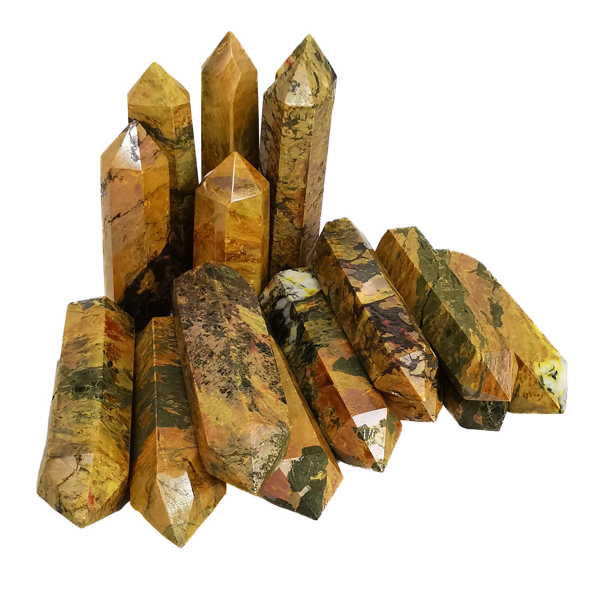 Orpiment obelisk from Russia.