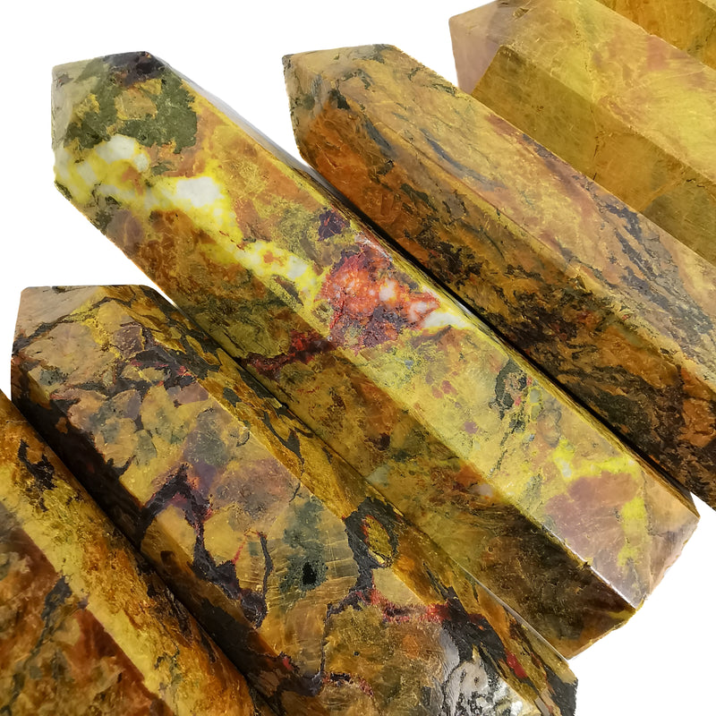 Obelisk Among Rocks Orpiment - Obelisk