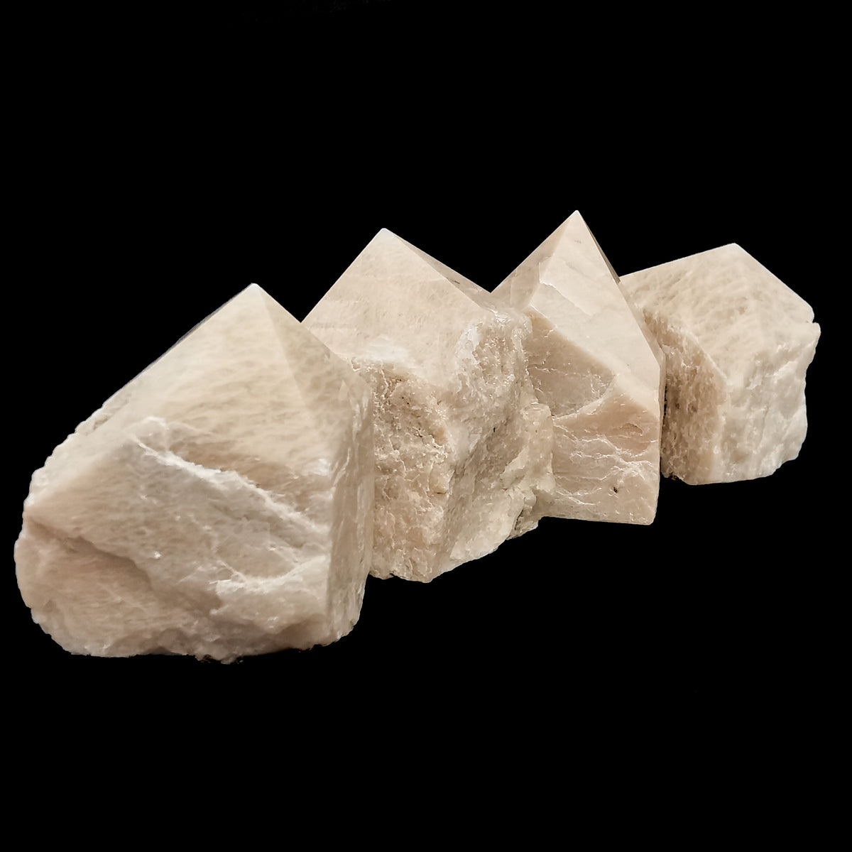 Peach Moonstone power point, a feldspar.
