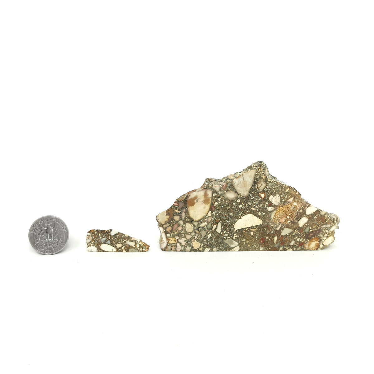 Peanut Jasper Conglomerate rough slabs.