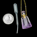 椭圆形香水瓶 - 吊坠