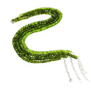 Peridot - Large Facet - Bead Necklace