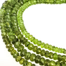 Peridot - Large Facet - Bead Necklace