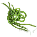 Peridot - Large Facet - Bead Necklace