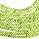 Peridot - Small Facet - Bead Necklace