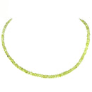 Peridot - Small Facet - Bead Necklace