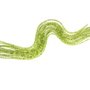 Peridot - Small Facet - Bead Necklace