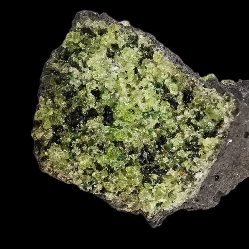 Peridot on Matrix - Mineral