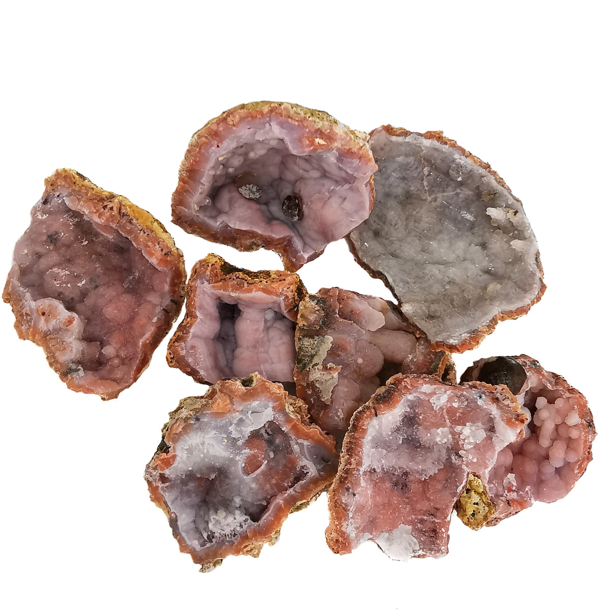 Pink Amethyst Chunk specimen, a variety of quartz, from Tarazout, Sidi Rahal, Morocco.