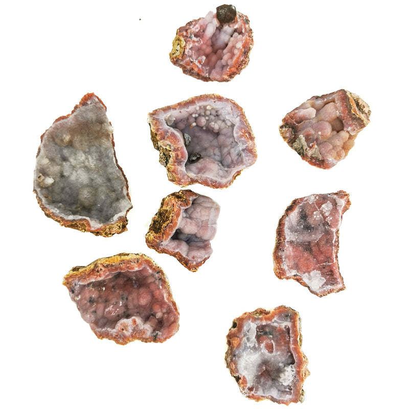 粉紅紫水晶塊 - 礦物
