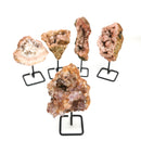 Pink Amethyst Druzy on Stand - Mineral