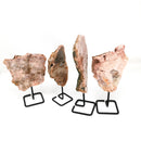Pink Amethyst Slab on stand - Mineral