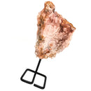 Pink Amethyst Slab on stand - Mineral