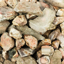 粉红博茨瓦纳玛瑙 - 粗糙