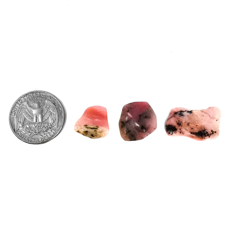 秘魯粉紅蛋白石 - 翻滾