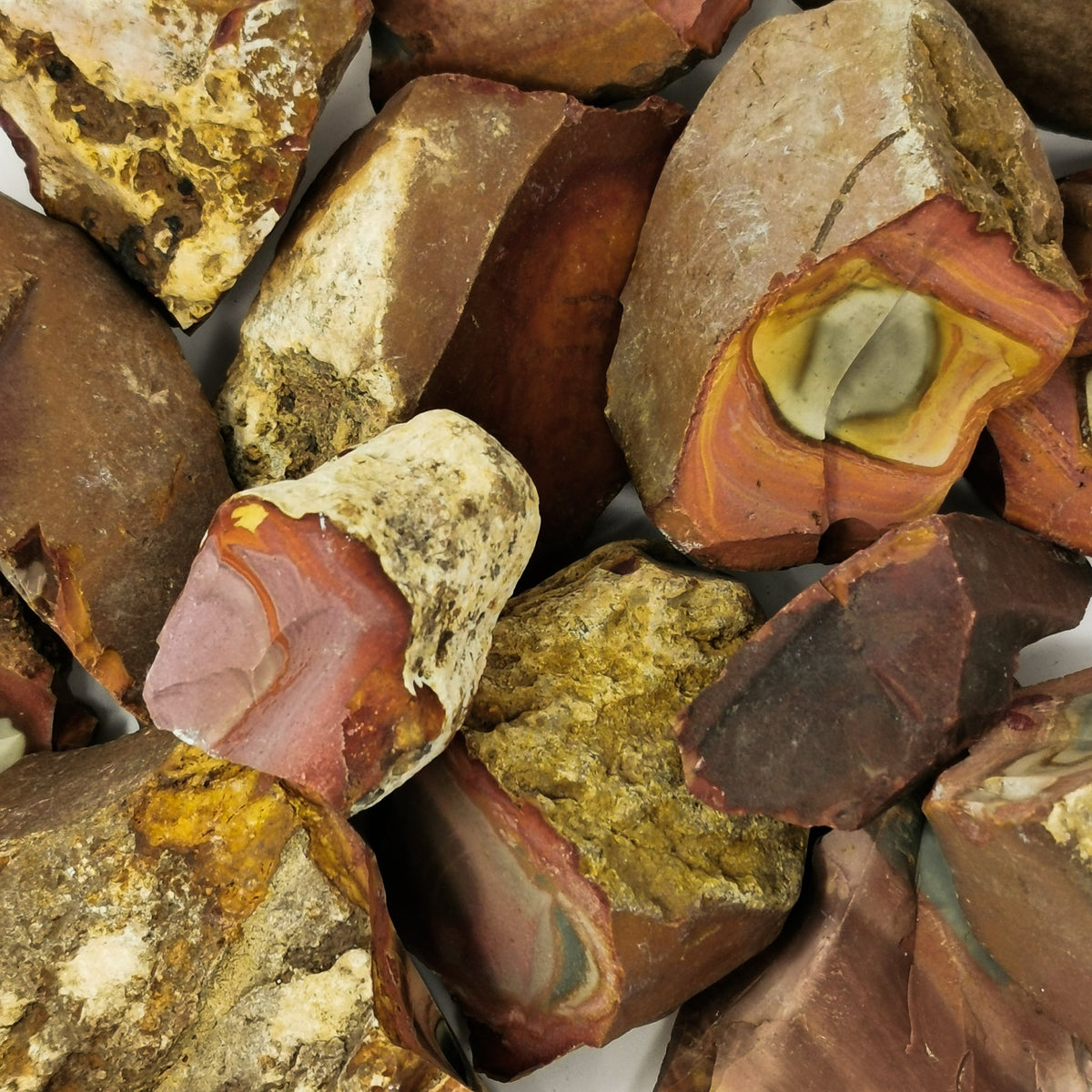 Polychrome Jasper rough from Northern Coast, Madagascar.