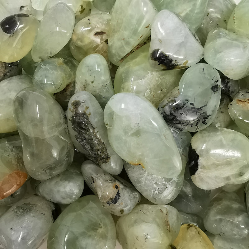 Prhenite Prehnite - Tumble