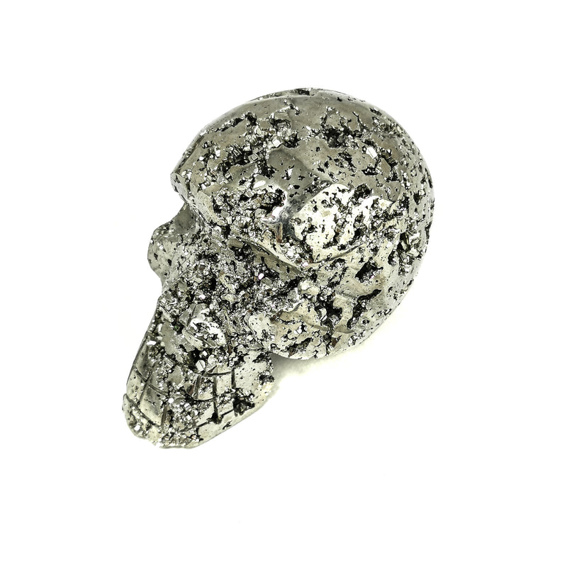 Pyrite Skull - Carving