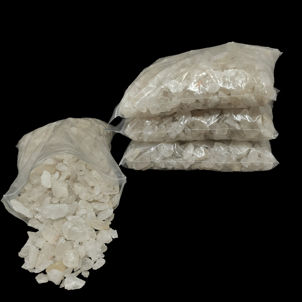 Quartz Gravel from Brazil.
