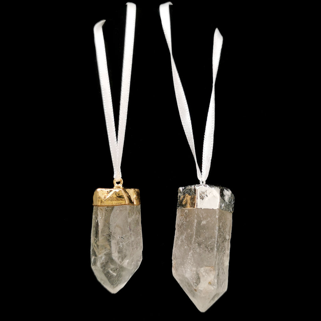 Clear Quartz ornament from Brazil.