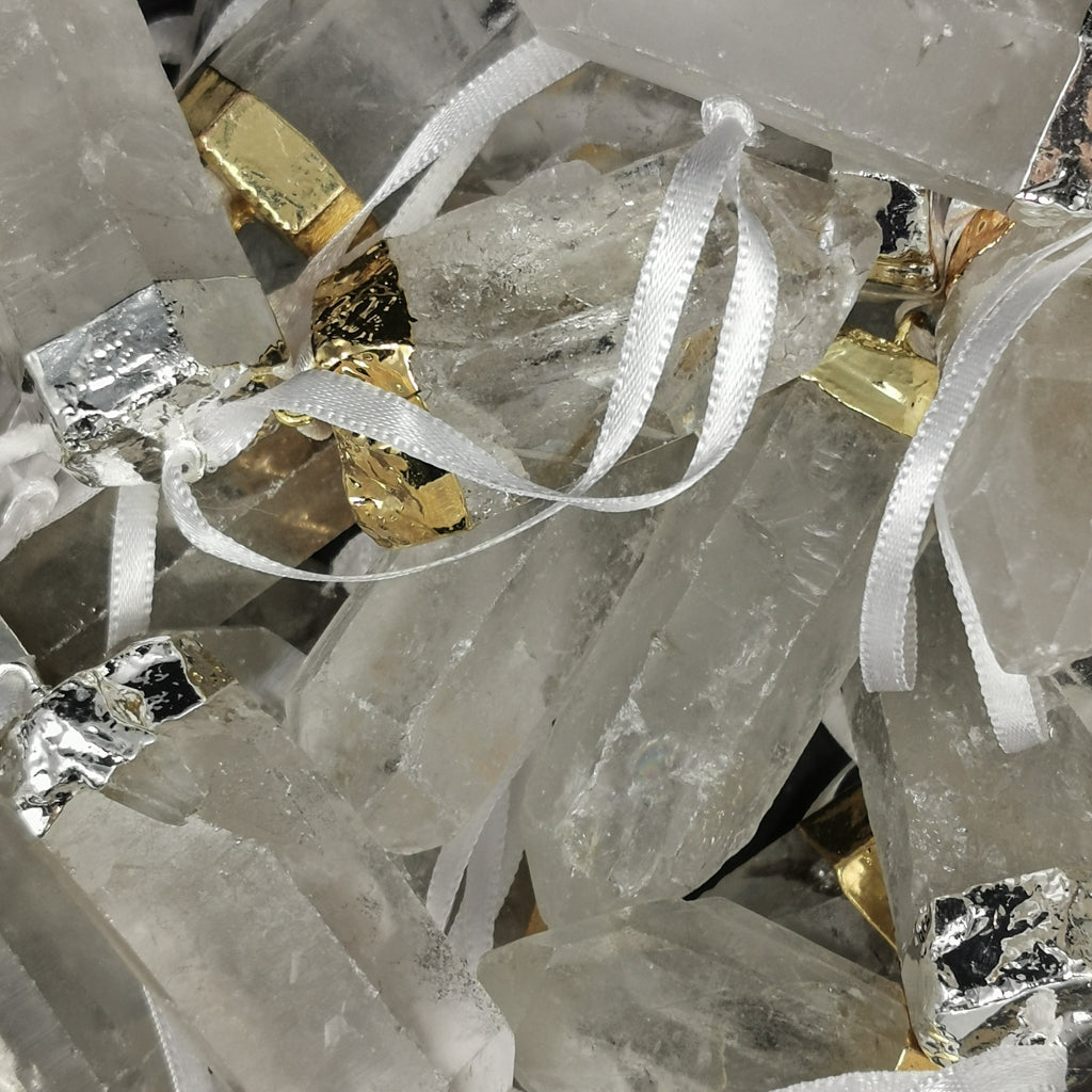 Clear Quartz ornament from Brazil.