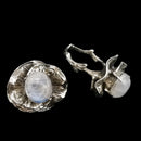 Rainbow Moonstone Lily Pad - Ring