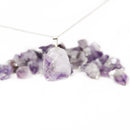 原始紫水晶 - 吊墜