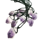 Raw Amethyst Crystal on String - Pendant