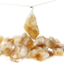 Raw Citrine - Drop Pendant